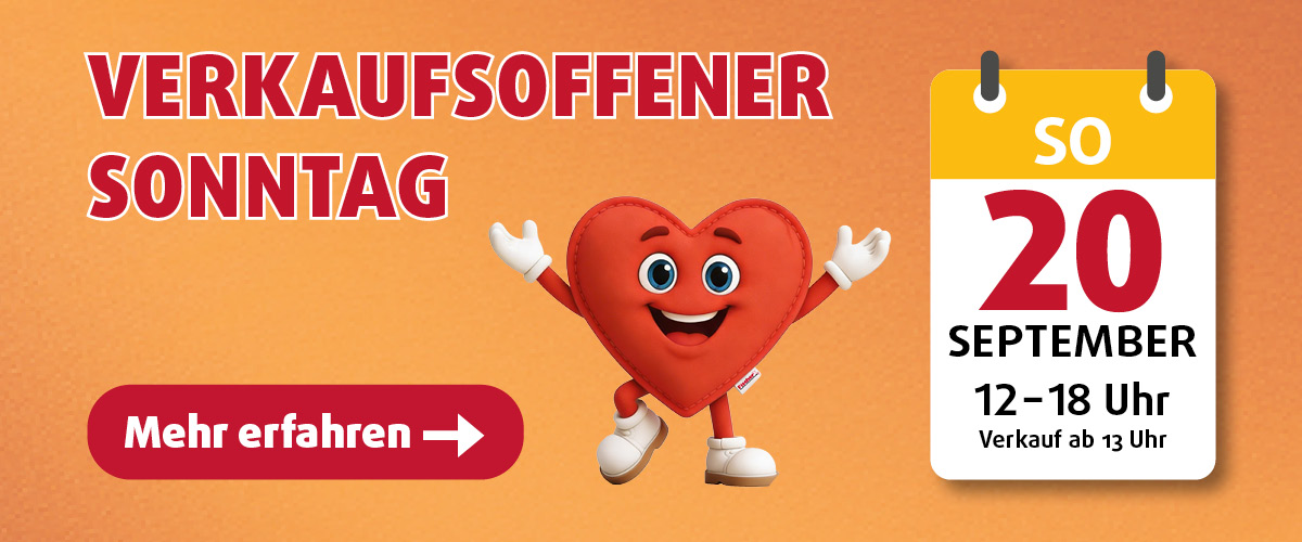 Verkaufsoffener Sonntag bei Polstermöbel Fischer am 20. September von 12 bis 18 Uhr – Verkauf ab 13 Uhr