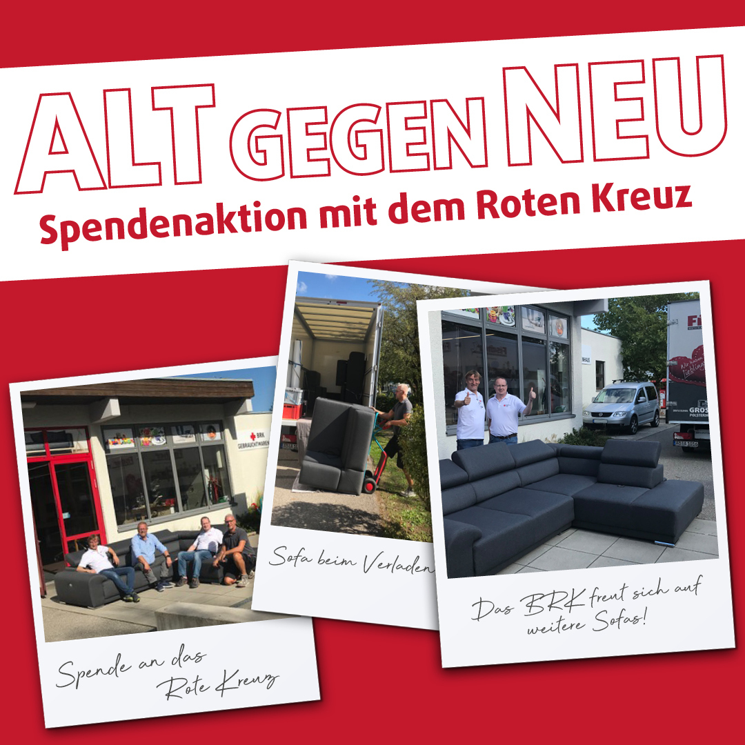 Alt-Text: Spendenaktionen für das Rote Kreuz auf dem Bild dargestellt.