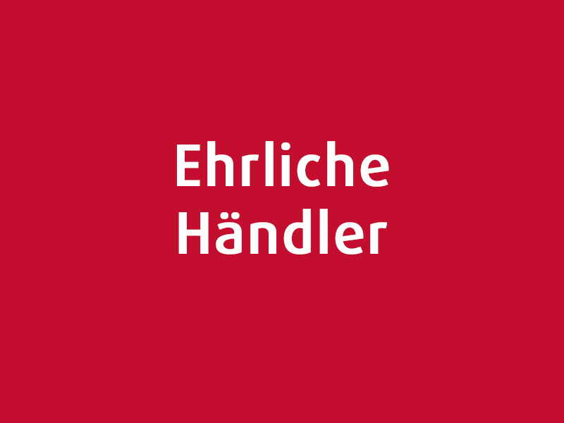Auszeichnungen Ehrliche Haendler