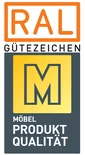 Ein Logo mit der Aufschrift "RAL Gütezeichen", das die hohe Produktqualität anzeigt.
