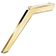 Goldener Stift, spitz zulaufend, glänzende Oberfläche.