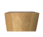 Holzblock in zylindrischer Form.