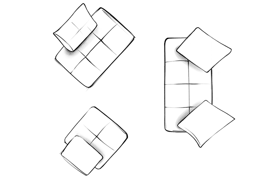 Modulares Sofa Aufstellung 4