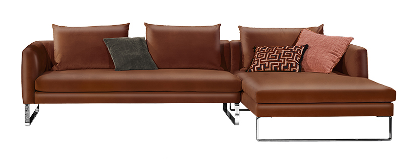 Sofa LA109 in Leder braun