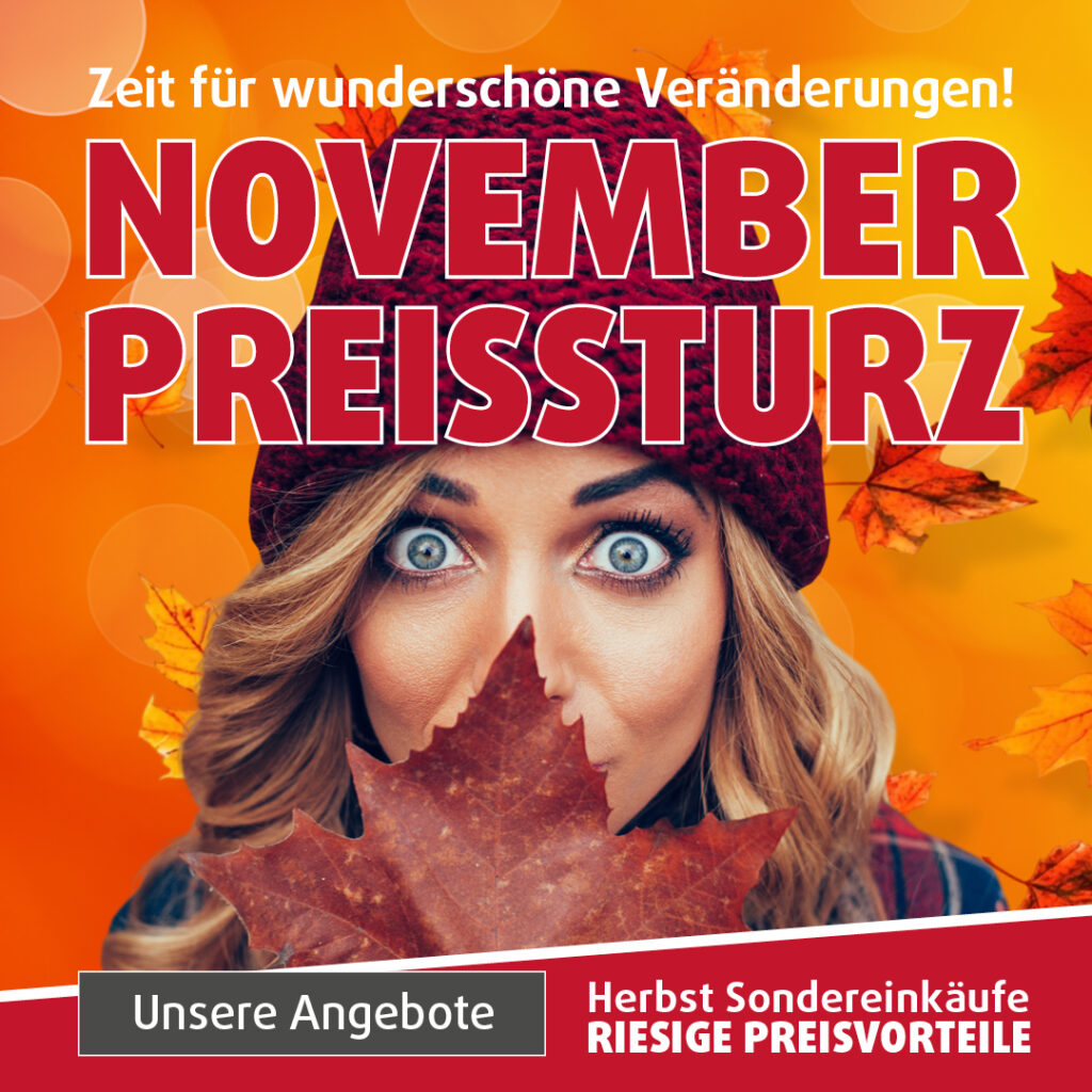 Polstermöbel Fischer November Preissturz – Herbstaktion mit riesigen Preisvorteilen und attraktiven Möbelangeboten im November