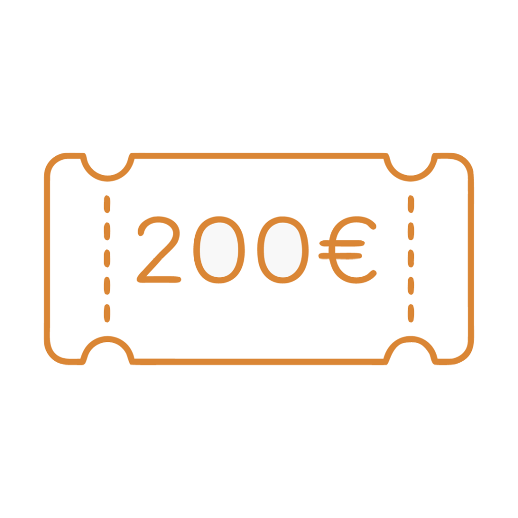 200-Euro-Gutschein Icon für Polstermöbel Fischer