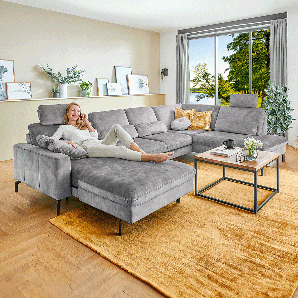 Microfaser-Sofas