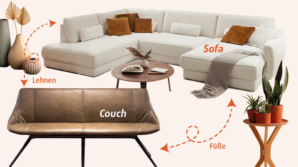 Couch oder Sofa – Das sind die Unterschiede| Polstermöbel Fischer
